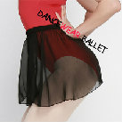 Chiffon Short Mock Wrap Dancewear Ballet Dress Dance Skirt